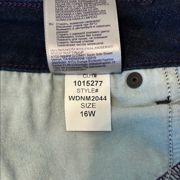 NYDJ Women's Barbara Boot Cut Jeans - Dark Blue - Picture 6 of 6